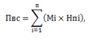 tкологічний податок ставки формула